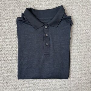 Men's Black Polo Golf Shirt